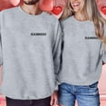 thumbnail image 2 of SOMOWI Chandail de la Saint-Valentin pour Femmes, Imprimé Mode, Coupe Ample, Col Rond, Chandail à Capuchon, Gris Pâle, Sortie, Hauts d'Automne, TG, 2 of 4