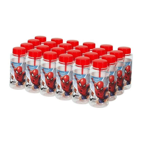 Juguete de fiesta Bubbles para niños pequeños Spider-Man, 120 ml, paquete de 24