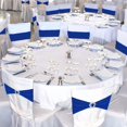thumbnail image 5 of Wehilion Spandex Chair Sashes with Crown Buckle Spandex Stretch Chair Bands Cover Ties with Buckle Slider Chair Cover Band Chair Sashes Chair Cover Bands with Buckle,20/30/50/100pcs, 5 of 7