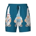 thumbnail image 4 of Lsque Mens Swim Trunks Nurse Doctor Gnomes Pattern - Bathing Suit Compression Liner - Beach Swim Shorts Swimwear - (S-3XL) - Stretch Quick Dry -Medium, 4 of 9