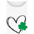 thumbnail image 4 of ICHUANYI Women's Classic St. Patrick's Day Print T-shirt 3/4 Sleeves Blouse Crew Neck Casual Tops, 4 of 4