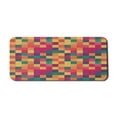 thumbnail image 1 of Abstract Computer Mouse Pad, Vintage Geometric Style Pattern with Colorful Grunge Design Squares Graphic, Rectangle Non-Slip Rubber Mousepad X-Large, 35" x 15" Gaming Size, Multicolour, by Ambesonne, 1 of 2