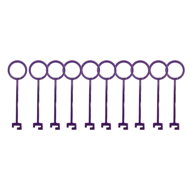 10 Supports De Cibles D'argile - Violet - Multifonction - PP - Neufs