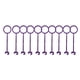 thumbnail image 4 of Soportes para objetivos de arcilla, ganchos para palomas, portátiles, prácticos y duraderos, gancho colgante para niños principiantes, 10 Uds. Cola Anzuelos para palomas de arcilla, 4 of 8