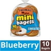 Thomas' Blueberry Mini Bagels, On-the-Go Snack Size, 10 count, 15 oz