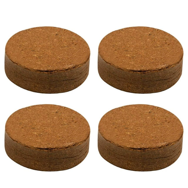 Blocs de Terre Comprimée en Fibre de Coco - Bon pour Plantes d'Intérieur - 60x20 mm