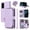 Purple, variant on Furiet Argyle Wallet Case for TCL 30XE/30V/4X/20AX/20A/20R/Bremen 5G with Wrist/Shoulder Strap Slot Zipper Purse Card Holder Stand Phone Cover for TLC T601DL 30 XE XE5G V 20 AX R A 6.67 Rose Gold