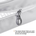 thumbnail image 5 of Uxcell 4.7"x8.3"x2.8" PVC Clear Toiletry Bag Makeup Bags with Zipper Handle White, 5 of 5