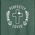 thumbnail image 3 of Instant Message - Perfectly Loved Lightweight French Terry Wide Neck Long Sleeve Graphic Shirt, 3 of 6