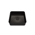 thumbnail image 2 of BOCCHI 1477-004-0125 Sottile Square Vessel Sink w/ Matching Drain In Matte Black, 2 of 5