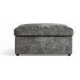 thumbnail image 3 of BEDEEP Movable Storage Ottoman for Modular Sectional Sofa, Chenille Ottoman with Storage for Living Room, Grey, 3 of 6