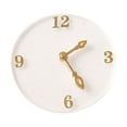 thumbnail image 5 of Almencla 2xDollhouse Miniature Clock Clear for Pretend Toys Micro Landscape Photo Props 2 Pcs, 5 of 8