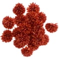thumbnail image 2 of 20 piezas de hortensias artificiales de seda para ramo de novia, decoración de boda, color naranja, 2 of 9