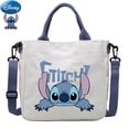 thumbnail image 2 of Bolso de lona de Disney Stitch para mujer, bolso de mano con dibujos animados de Lilo y Stitch, correa de hombro desmontable, bolso cruzado de gran capacidad, 2 of 5
