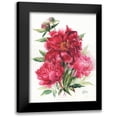 thumbnail image 1 of Besedina, Anastasiia 19x24 Black Modern Framed Museum Art Print Titled - Burgundy Peonies, 1 of 5