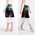 thumbnail image 4 of Starry Animals Chic Chiffon Beach Dress with Polyester Straps - for Beach Skirts, 4 of 6