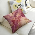 thumbnail image 6 of Pink Marble Throw Pillow Covers Linen Pillow Cases 18x18 Inch Decorative Cushion Case Couch Pillows Cover for Sofa Bedroom Living Room Car, 6 of 9