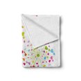 thumbnail image 2 of Floral Soft Flannel Fleece Blanket, Spring Dandelion Flower with Heart Shaped Colorful Petals Romance Valentines Design, Cozy Plush for Indoor and Outdoor Use, 50" x 70", Multicolor, by Ambesonne, 2 of 6
