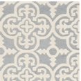 thumbnail image 3 of Safavieh Cambridge Collection CAM133D Handmade Moroccan Geometric Silver and Ivory Premium Wool Area Rug (2' x 3'), 3 of 3