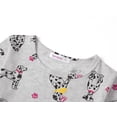 thumbnail image 2 of Serdomi Girls Short Sleeve T-shirt Summer Tops for Kids Gray Spotted Dog Crewneck Tee Graphic Outfits Size 10, 2 of 7