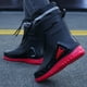 thumbnail image 2 of Zapatos de lluvia impermeables para hombre, zapatos de trabajo antideslizantes para exteriores, Botas de lluvia cálidas de algodón con forro polar, calzado de cocina para hombre, 2 of 3