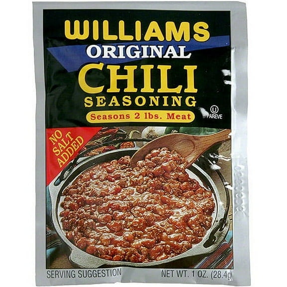 (24 Pack)Williams Seasoning - Chili, 1 oz.