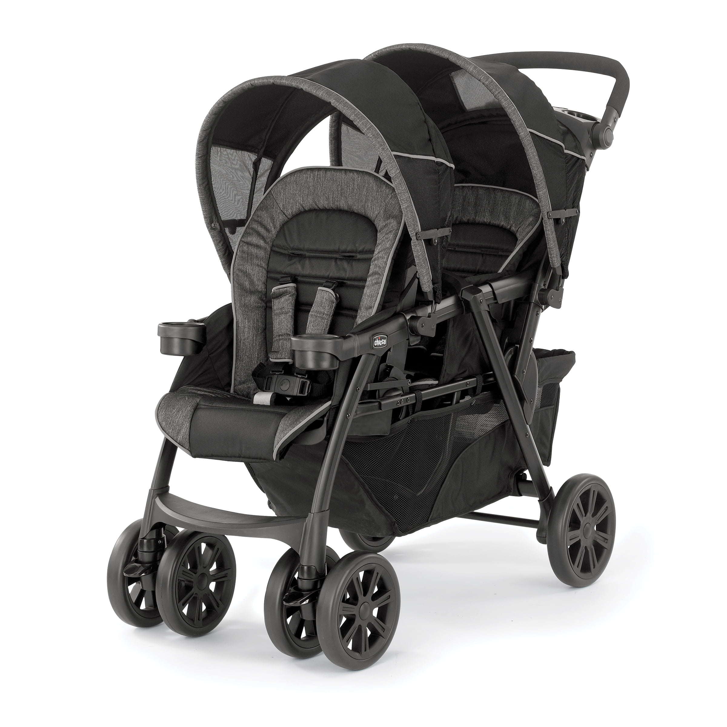 double stroller with car seat walmart