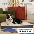 thumbnail image 2 of Cama ortopédica de espuma para perros Bedsure para perros y gatos pequeños, medianos, grandes y extragrandes de hasta 50/75/100 libras - Espuma ortopédica en forma de caja de huevos con funda lavable, 2 of 5