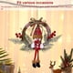 thumbnail image 4 of Guirnalda de puerta de Navidad con muñeca, decoración de Navidad, adorno colgante, decoración navideña, guirnalda, puerta, colgantes de Kits de decoración para fiestas muñeco de nieve S Advancent HA008709-03, 4 of 6