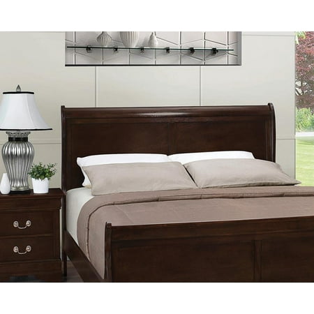 Louis Philippe Traditional Cappuccino Full Headboard
