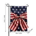 Bold Red White Blue Double Sided Garden Flags — 4th of July Decorations ...