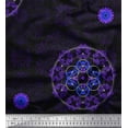 thumbnail image 1 of Soimoi Cotton Cambric Fabric Sacred Geometry & Filigree Damask Print Fabric by the Yard 56 Inch Wide, 1 of 1