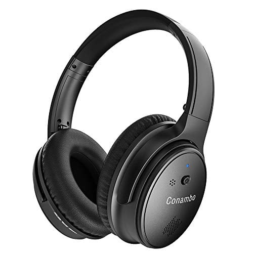 Conambo CQ8 Active Noise Cancelling Bluetooth Headphones, Over Ear Wireless  Headphones w/Built-in Mic, 40mm Acoustic Driver H - Walmart.com