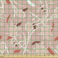 thumbnail image 2 of Floral Upholstery Fabric by the Yard, Romantic Tones in Spring Garden Hand Sketch Rose Brushstrokes, Decorative Fabric for DIY and Home Accents, Blush Burgundy by Ambesonne, 2 of 5