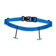 thumbnail image 1 of Cinturón elástico para triatlón y running, ajustable, ligero y con porta dorsales. Azul cielo, 1 of 9