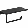 thumbnail image 1 of Porta Papel Higiénico Pared Base Amg Acero Inoxidable Negro, 1 of 2