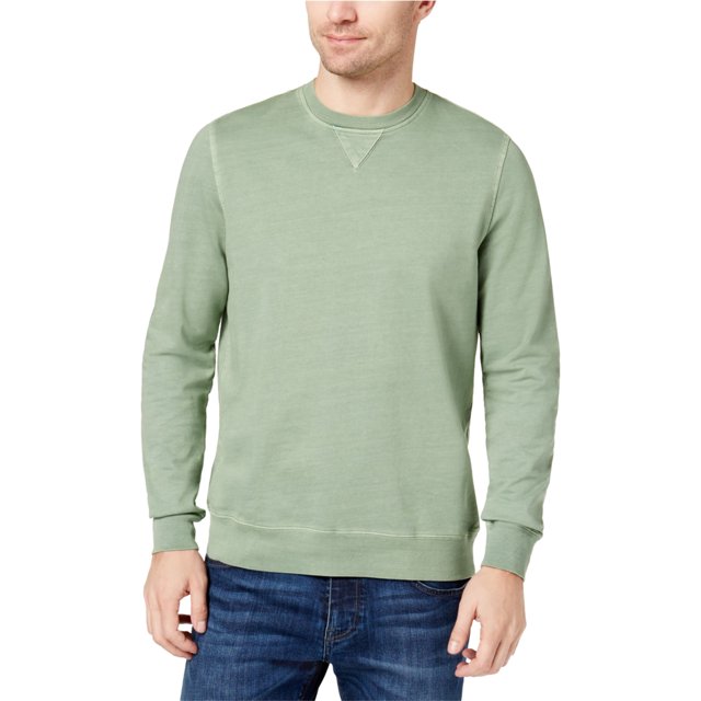 Club Room Sudadera de manga larga para hombre, verde, XXL