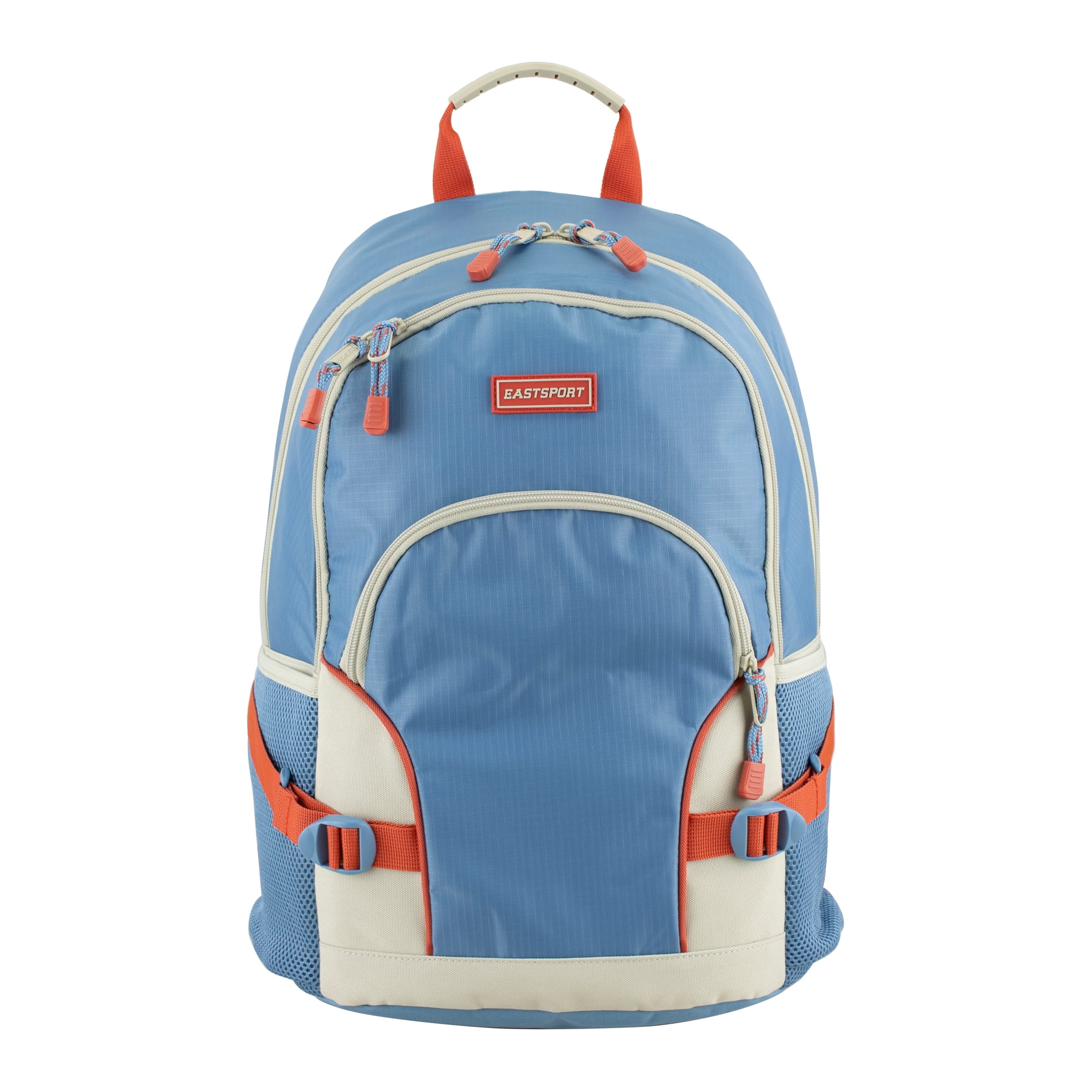 Eastsport Unisex 18.5" Dynamic Athleisure Backpack, Blue Shadow Ripstop