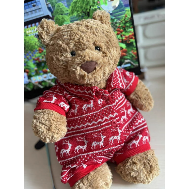 Jellycat Bartholomew Bear Winter Pyjamas Stuffed Animal