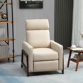 thumbnail image 5 of Modern Upholstered Manual Reclining Sofa Chair w/ Armrest and Footrest Grey, 5 of 5