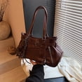 thumbnail image 3 of Bolso pequeño retro para mujer, estilo 2025, moderno, moderno, para chica, estilo motociclista, bandolera versátil de alta calidad., 3 of 5