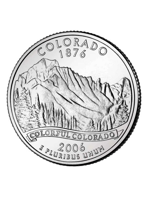 Collectible Colorado Quarter - Denver, Single Coin