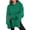 Green, variant on Side Split Solid Color Hoodie for Women Long Sleeve Sweatshirt Fall Casual Pullover Top