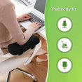 thumbnail image 4 of Extra Thick 5cm Chair Armrest Pad Elbow Cushion Pressure Relief Office Chair Gaming Chair Armrest With Memory Foam Armrest Pad 2 Piece Chair Set, 4 of 4