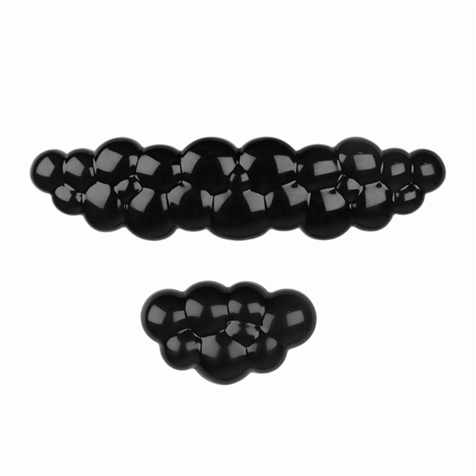 Ergonomic Keyboard And Mouse Pad Wrist Rest Set Cool Keypad Cushion With Slip Proof Base Pain Relief Comfort Cloud Shape