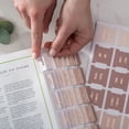 thumbnail image 4 of DiverseBee Laminated Index Bible Tabs (Rose Gold Embossed Lettering), Bible Journaling Supplies, 66 Book Tabs and 11 Blank Tabs - Pearl Theme, 4 of 7