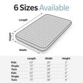 thumbnail image 4 of CertiPUR-US Memory Foam Camping Mattress Pad 75"x30"x3", Waterproof Roll-Up Sleeping Pad for RVs, Dorms, Guest Rooms & Outdoor Adventures - Lightweight & Portable, 4 of 9
