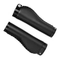 thumbnail image 4 of Puños de bicicleta plegables de cuero PU negro con función de bloqueo para bicicletas de montaña, 4 of 8