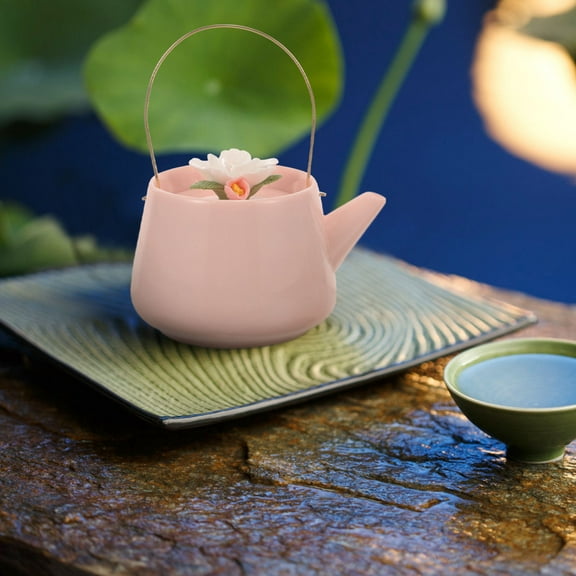 OUNONA Tea Kettle Ceramic Teapot Hot Tea Pot Stovetop Chinese Style Teapot Coffee Kettle