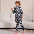 thumbnail image 4 of GYRATEDREAM Family Matching Halloween Onesie Pajamas, Funny Vacation Pumpkin Print One Piece Pjs, Hooded Holiday Jammies Sleepwear Nightwear Loungewear for 3M-2XL, 4 of 8